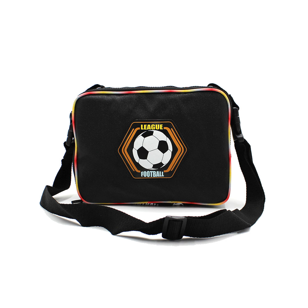 Black Football Cartoon Zarokan Lunch Bag