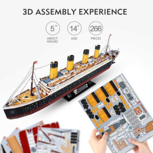 Sêwirana Berfireh Paper Jigsaw DIY Stadium 3D Puzzle Model