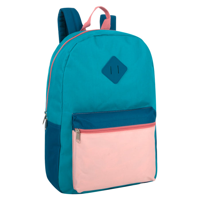 Kapasîteya Bilind Rainbow Color 17 Inch Backpack